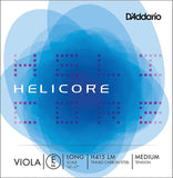D'Addario Helicore Single E String, Long Scale, Medium Tension Viola