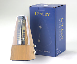 Linley Metronome With Bell - Classic Teak Finish