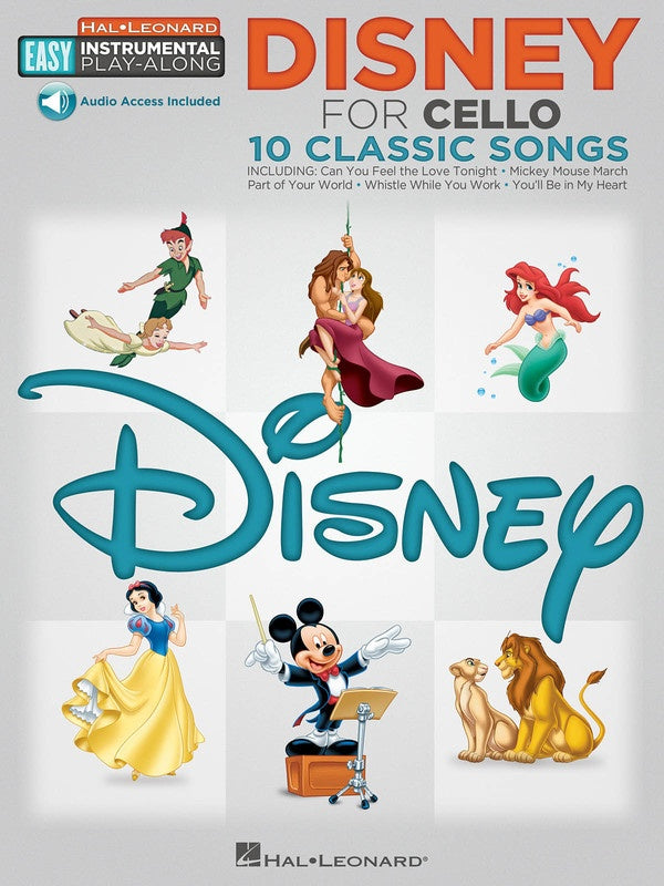 Disney for Cello - Easy Instrumental Play-Along
