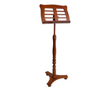 Walnut Wooden Low Base Music Stand