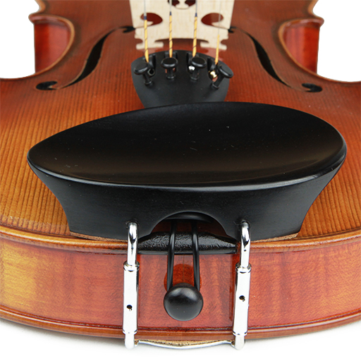 Flesch Ebony Violin Chin Rest - 4/4