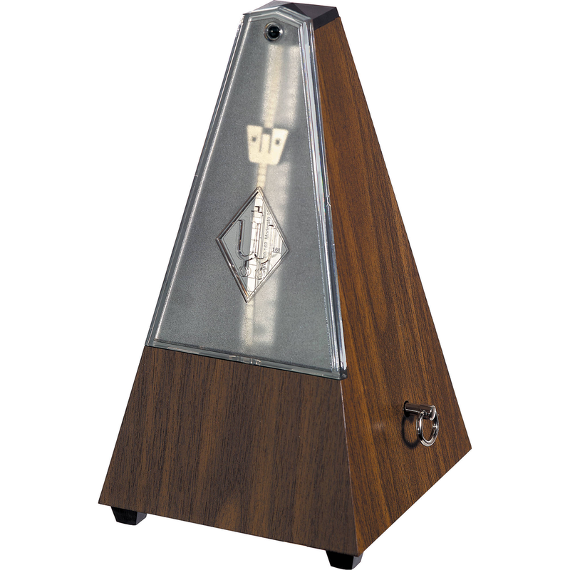 Wittner Plastic Walnut Metronome with Bell 814K