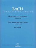 J.S. Bach - 3 Sonatas and 3 Partitas BWV 1001-1006 for Solo Violin (Urtext)