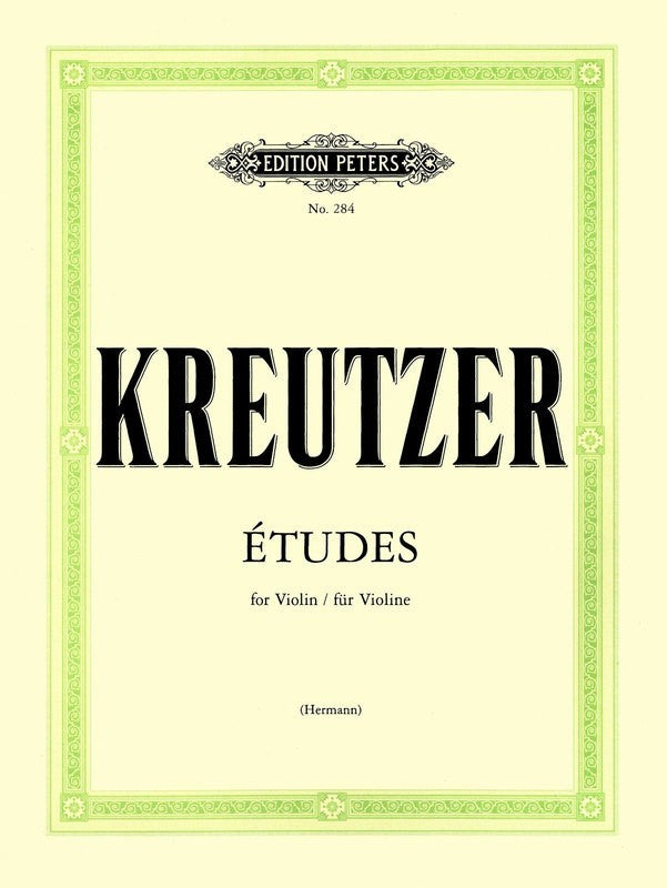 Kreutzer 42 Studies or Caprices for Violin