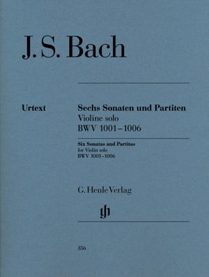 J.S. Bach - 6 Sonatas and Partitas BWV 1001-1006 for Violin solo (Urtext)