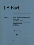J.S. Bach - 6 Sonatas and Partitas BWV 1001-1006 for Violin solo (Urtext)
