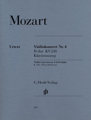 Mozart - Violin Concerto No. 4 in D major K. 218 (Urtext)