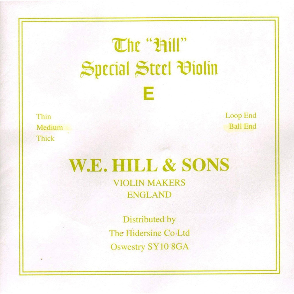 E　Ball　Violin　–　For　4/4　End　Bows　Steel　Hill　Medium　String　Strings
