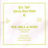 Hill Violin Steel E String Ball End - 4/4 Medium