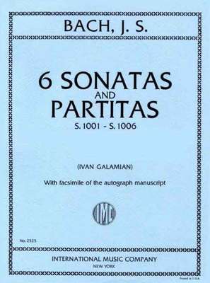 J.S. Bach - 6 Sonatas and Partitas BWV 1001-1006 for Solo Violin