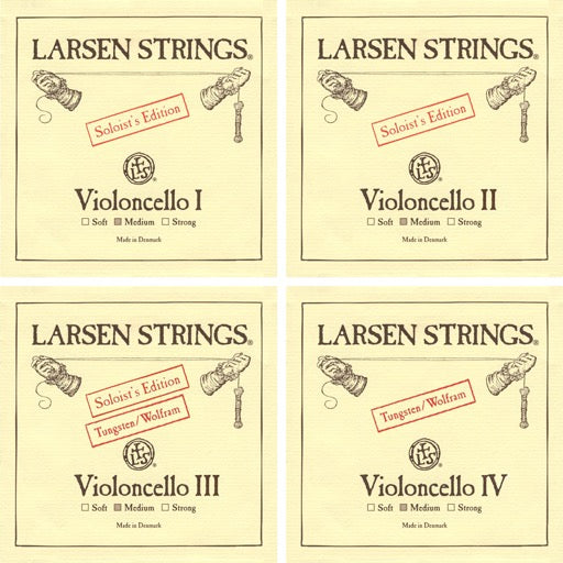 Cello Strings 4/4 Full Set Larsen, Magnacore, Cello String Set
