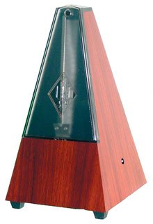 Wittner Plastic Mahogany Metronome without Bell 802K