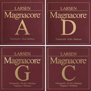 Larsen Magnacore Cello String Set - 4/4 Medium