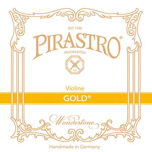 Pirastro Gold Violin E String 4/4 E-Loop (Steel Mittel Envelope)
