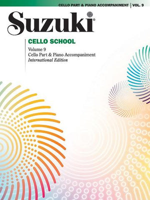 Suzuki Cello School, Volume 9 Cello Part & Piano Accompaniment