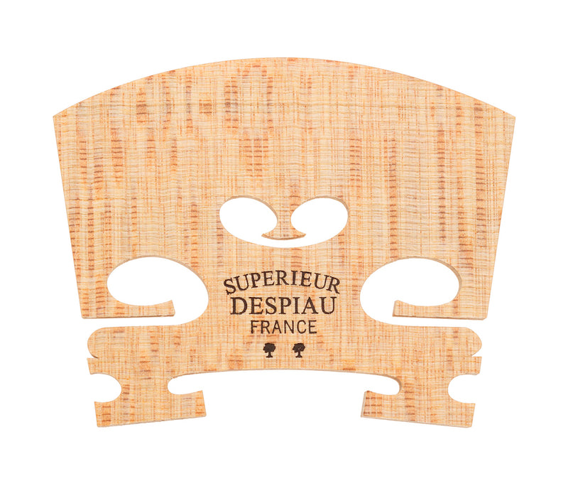 Despiau Violin Bridge #12 B (2 Tree) 42mm Low Heart