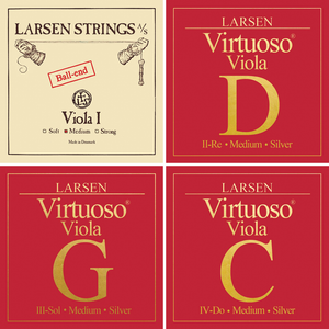 Larsen Virtuoso Viola, Set (Med/Ball A) 15"-16.5"