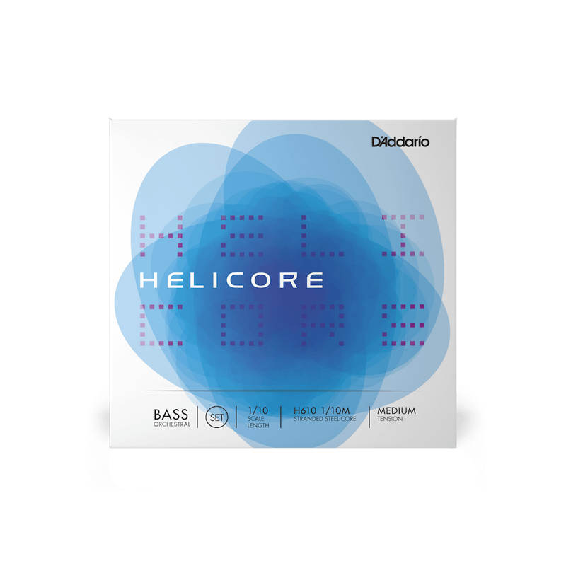 D'Addario Helicore Orchestral Bass String Set 1/10