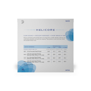 D'Addario Helicore Orchestral Bass E String 1/10