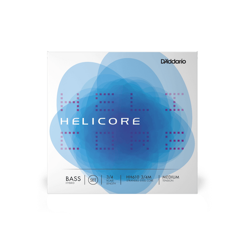 D'Addario Helicore Hybrid Bass String Set 3/4