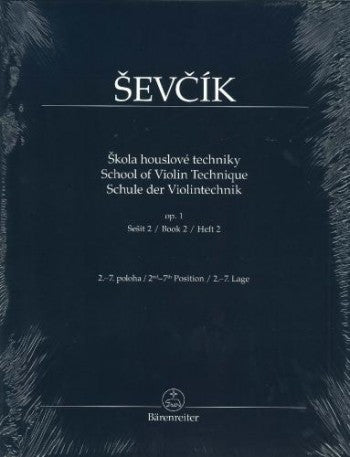 School of Violin Technique Op. 1 Book 2